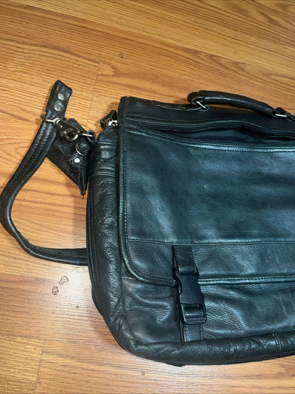 Canyon Briefcase Leather Organizer Laptop Bag